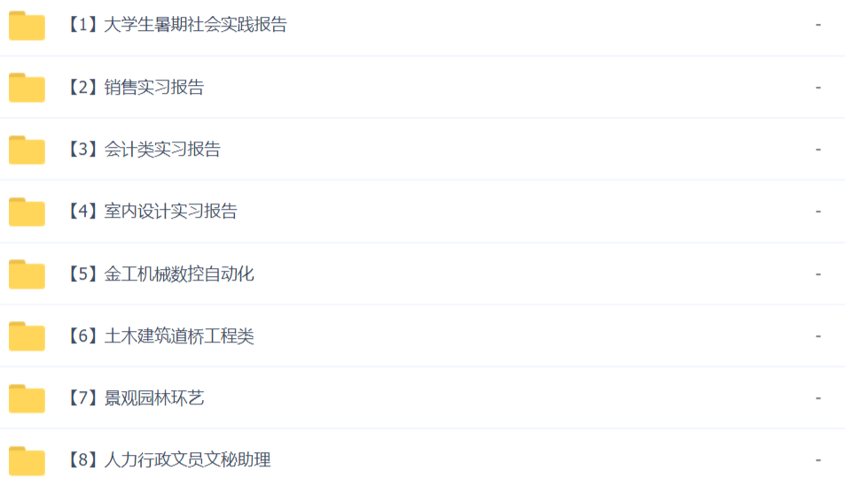 1000份實習報告模板，再也不用為實習報告發愁了?。ńㄗh收藏）插圖1