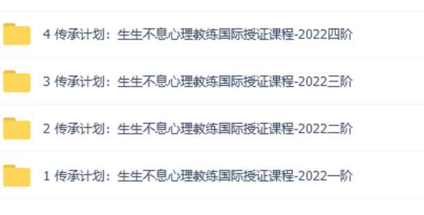 【心理上新】009、【完結】傳承計劃：生生不息心理教練國際授證課程-2022（1-4階）插圖